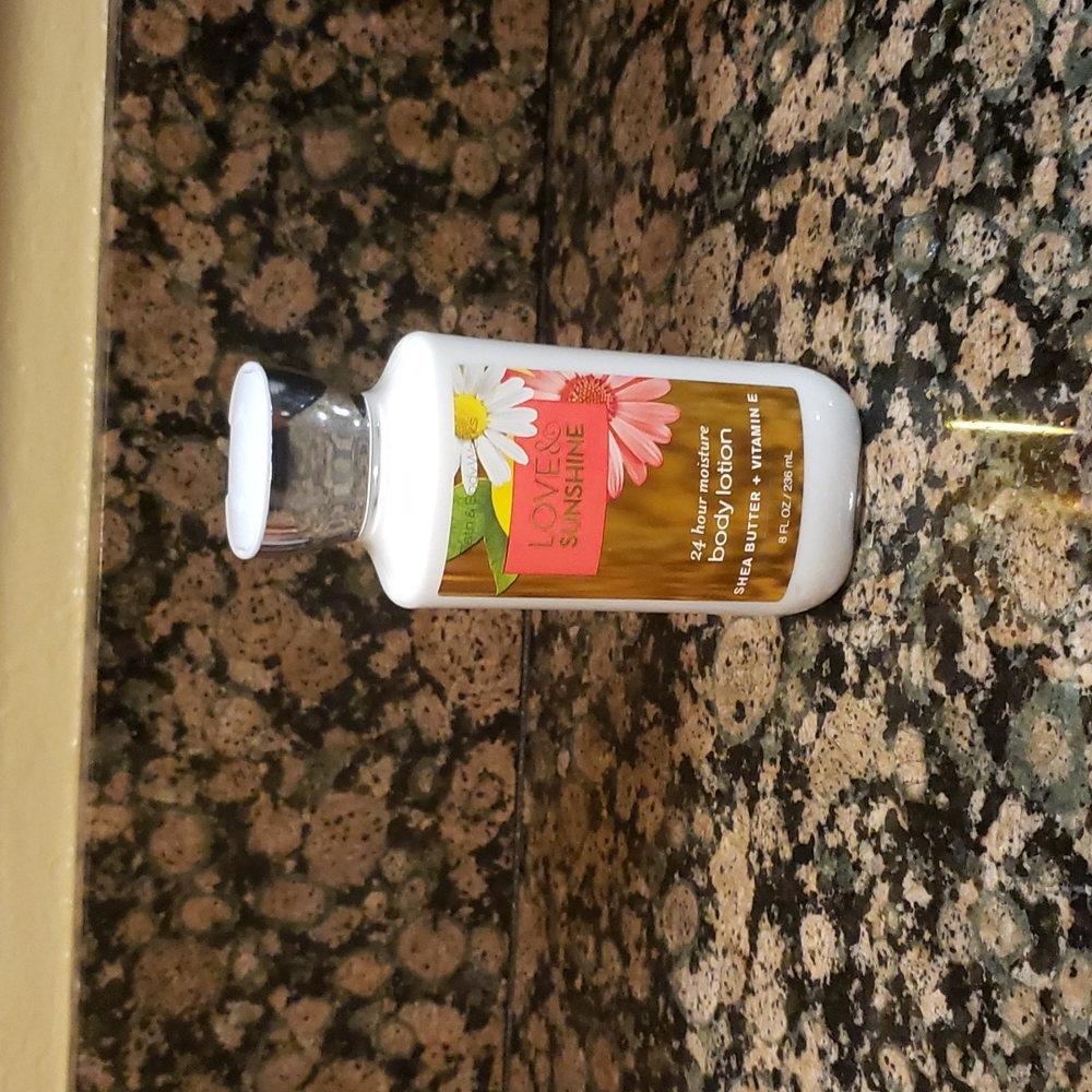 BBW Love and Sunshine body lotion